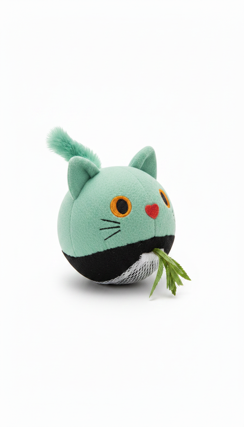 Alternate angle view of Mint Sage Interactive Cat Toy